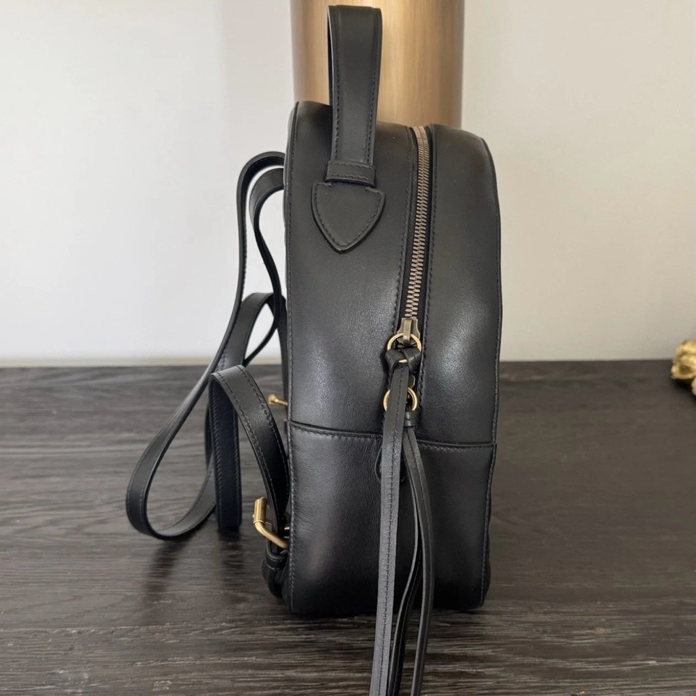 Authentic — Gucci GG Marmont Mini Backpack – Black Matelassé Leather - Picture 5 of 16
